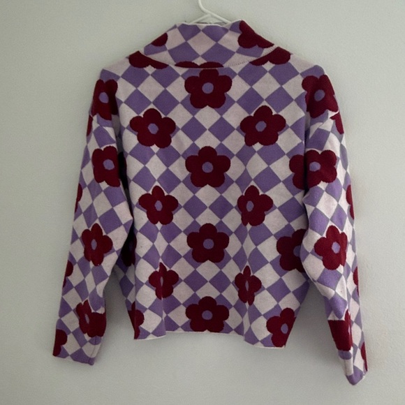 Anthropologie Maeve Dusty Rose Knit Label Detail - Picture 4 of 4